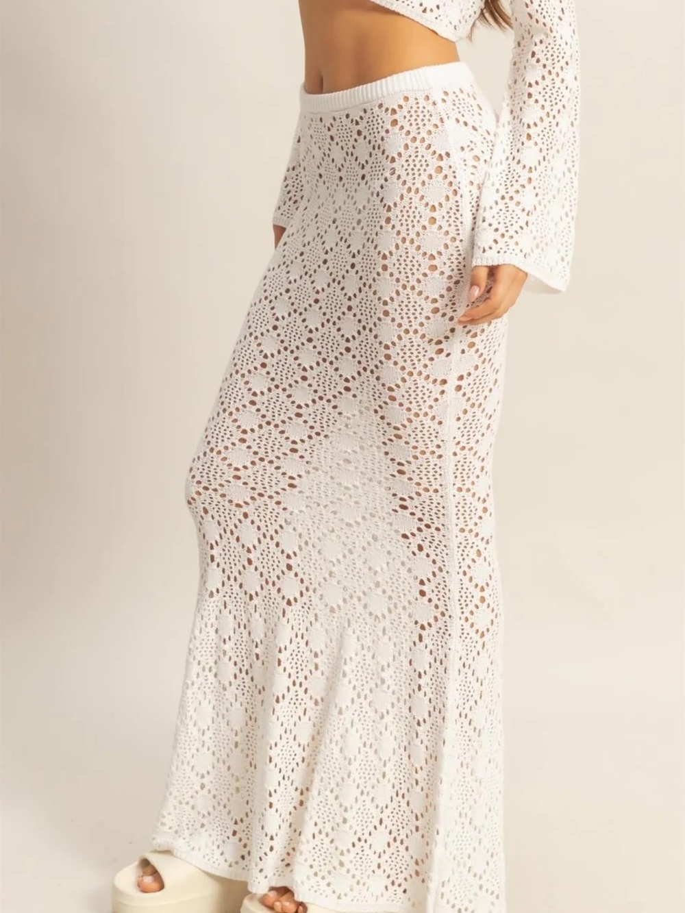 HYFVE crochet maxi skirt - Picture 2 of 3